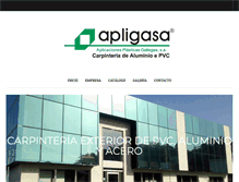 Tablet Screenshot of apligasa.com